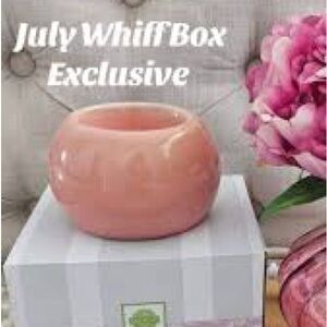 New! Scentsy Petal Pink Limited Edition July Whiff Box Warmer
